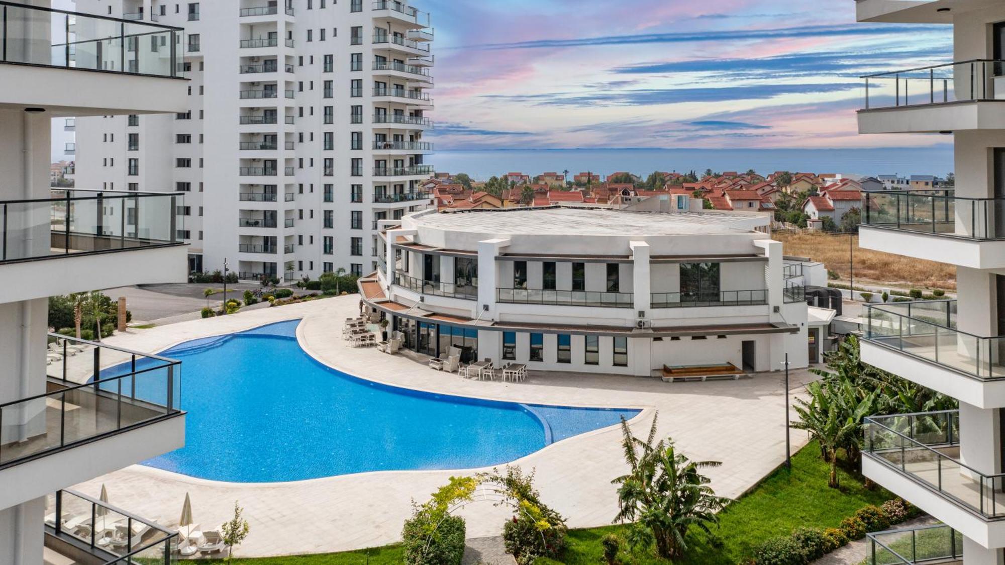 Sophia Pool Apartments In Caesar Blue Resort, Fixed Lunch Till 3Pm, Gym, Swimming Pools, Sauna, Hammam, Kids' Club Available Perivolia tou Trikomou 外观 照片